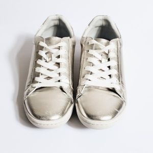 Gold Sneakers